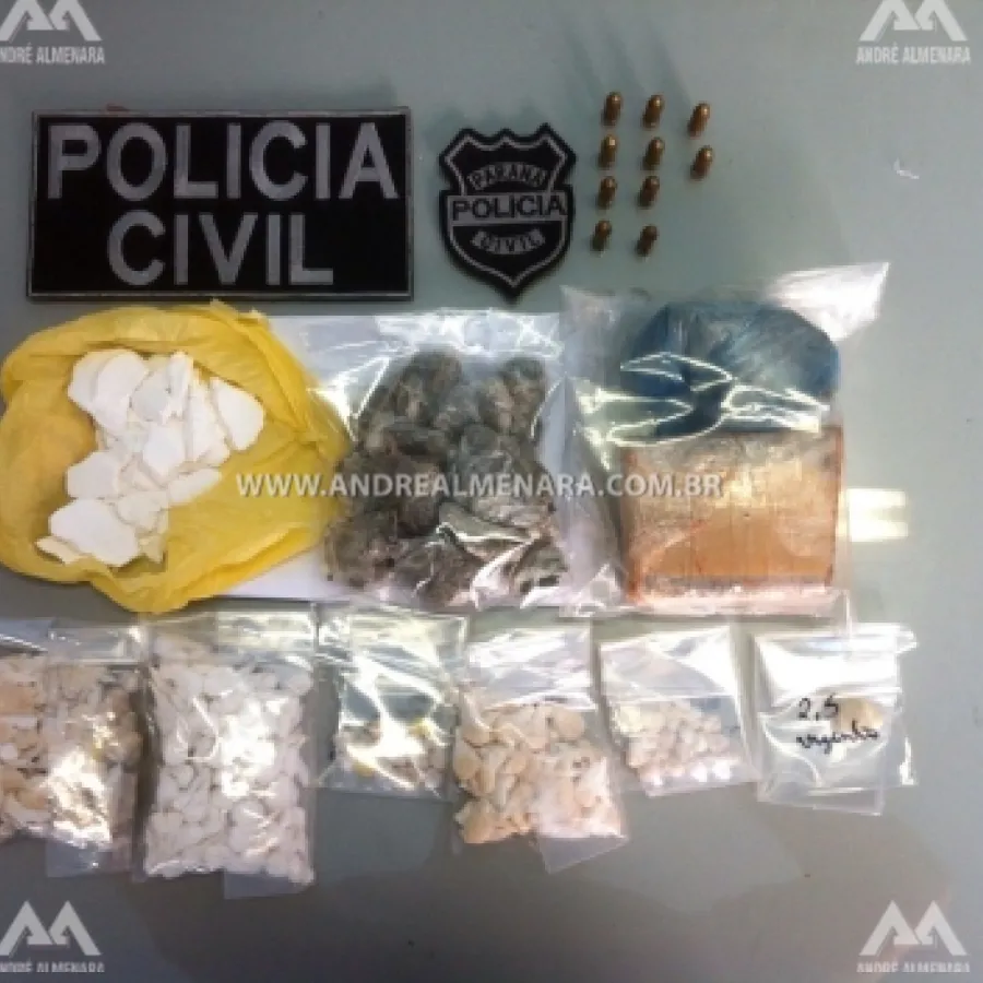 POLÍCIA CIVIL DE SARANDI APREENDE DROGA QUE ESTAVA ENTERRADA EM RESIDÊNCIA.