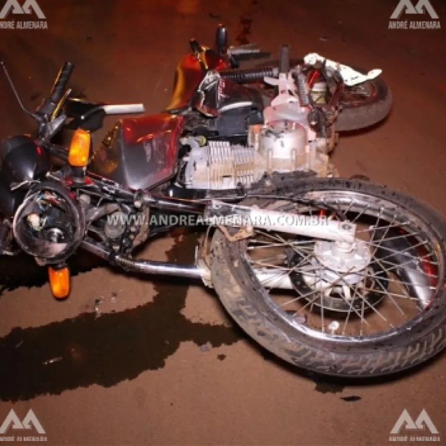 COLISÃO FRONTAL EM SARANDI DEIXA MOTOCICLISTA ENTRE A VIDA E A MORTE.