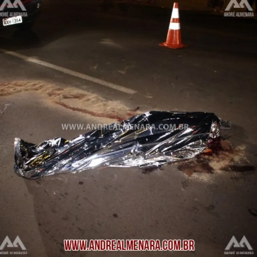 IDOSO MORRE ATROPELADO POR MOTO EM RODOVIA NA CIDADE DE MANDAGUAÇU