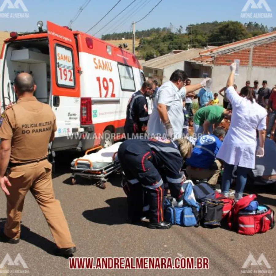 Trabalhador leva choque e cai de poste durante serviço em Mandaguaçu