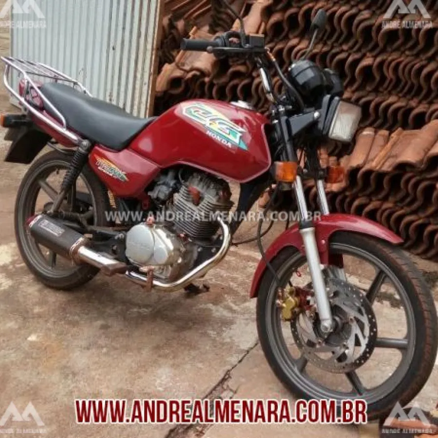 Moto furtada no centro de Maringá é encontrada em Paranacity