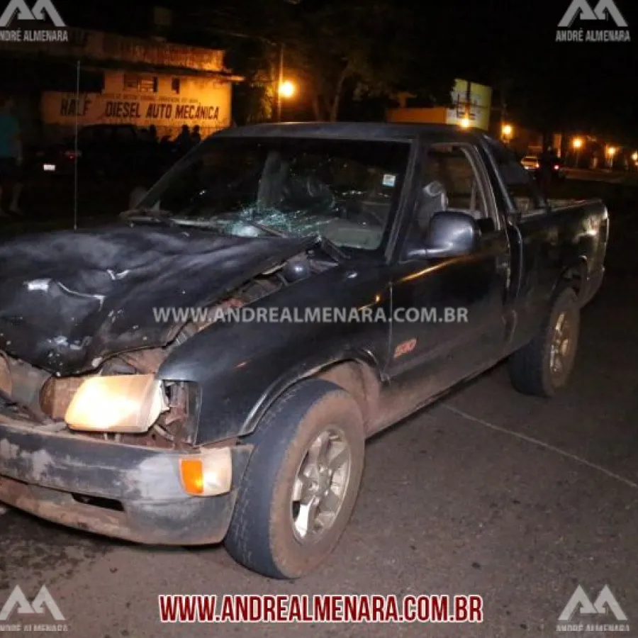 Camionete atropela e mata pedestre na Avenida Colombo em Sarandi
