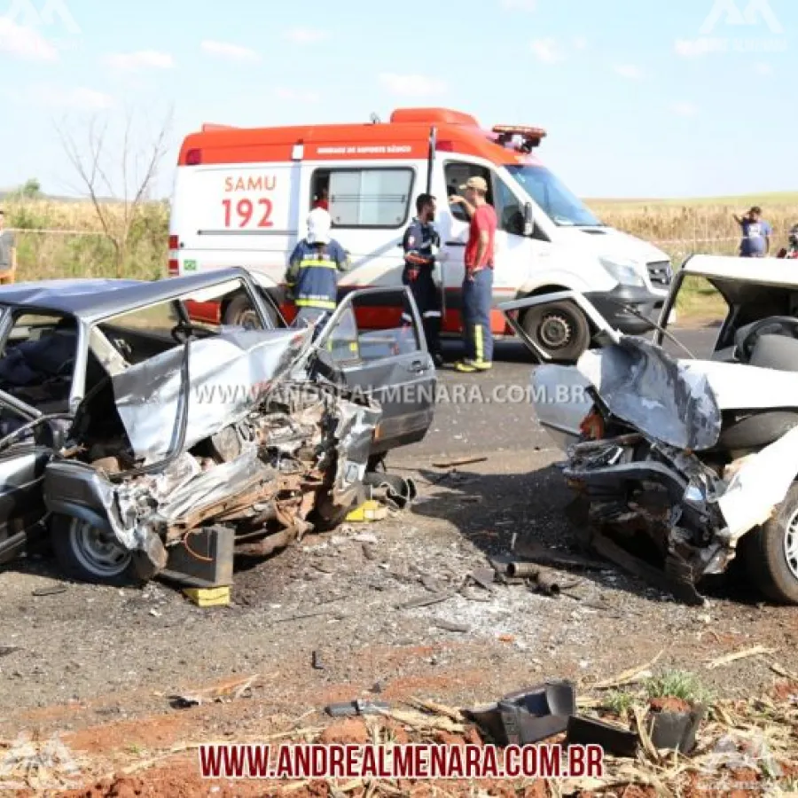 Uma pessoa morre e outras quatro ficam feridas na rodovia 323