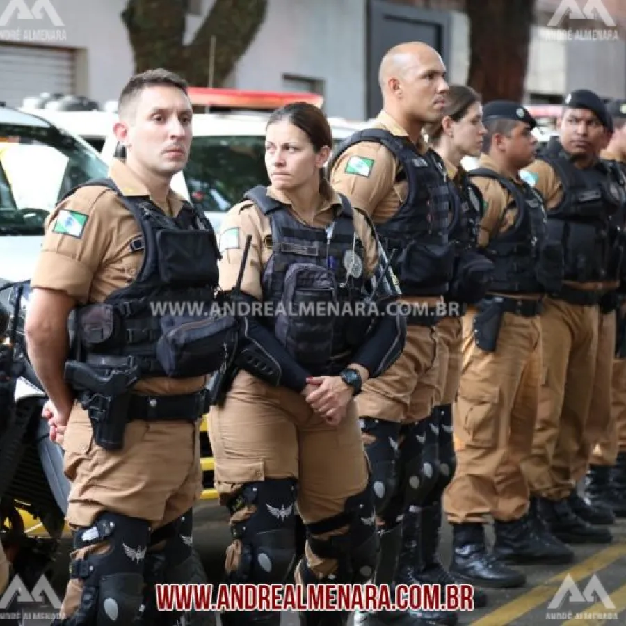 Ação da Polícia Militar em Maringá, Sarandi e Paiçandu aborda mais de cem pessoas