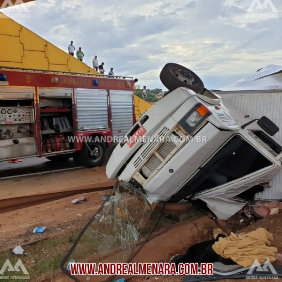 Duas pessoas ficam feridas em acidente em Mandaguaçu