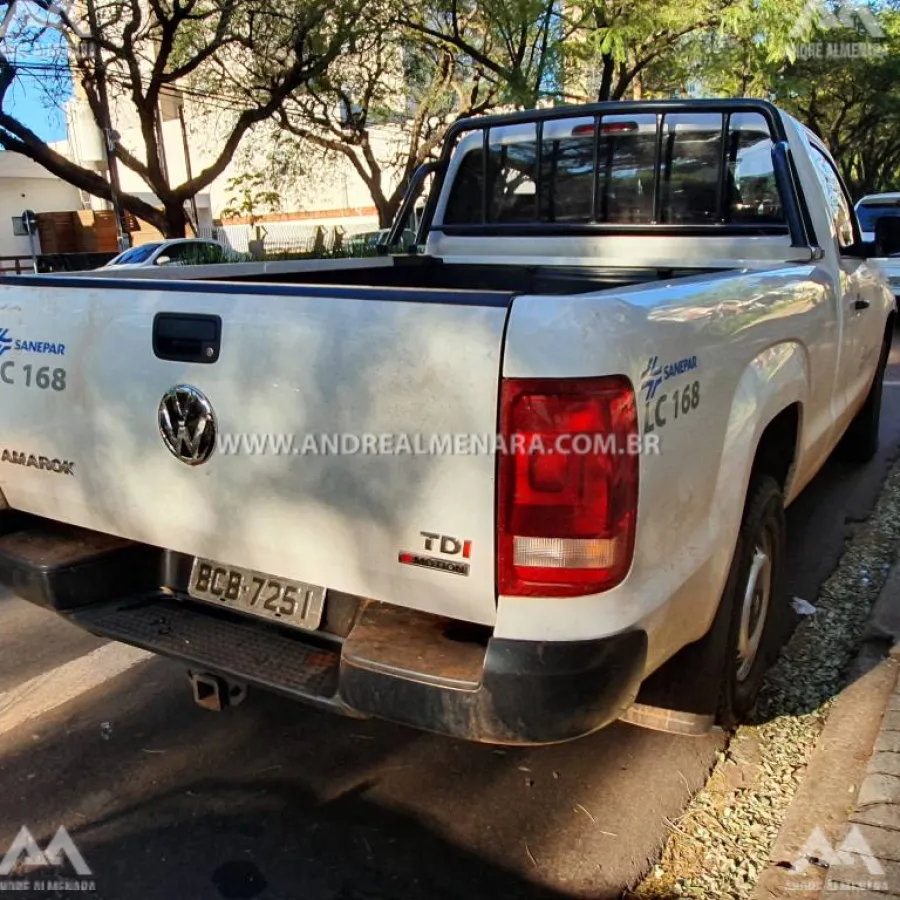 Motorista da Sanepar de Maringá é flagrado dirigindo veículo embriagado