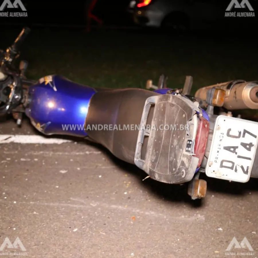 Motociclista sofre fratura grave ao bater contra placa de sinalização em rodovia