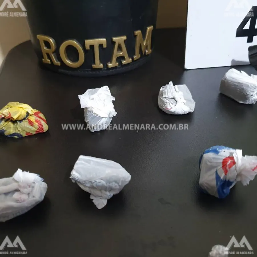 ROTAM de Paiçandu prende homem com drogas e arma de fogo