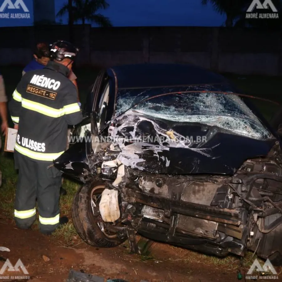 Colisão frontal na rodovia 317 deixa motorista morto