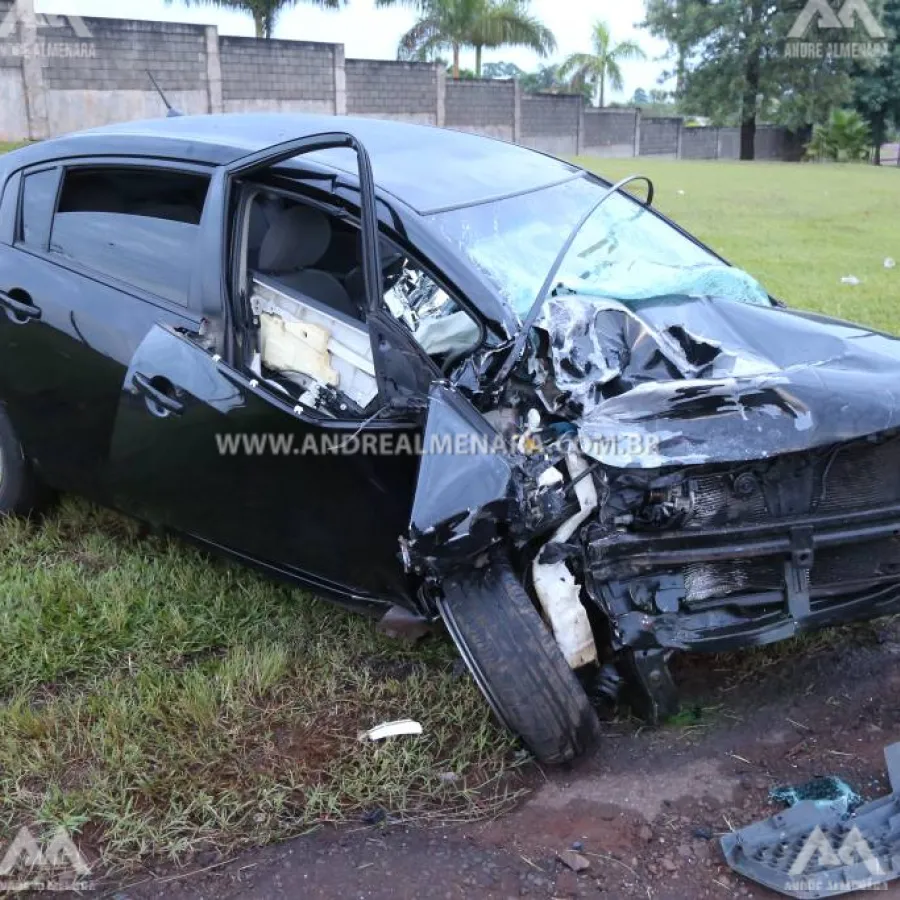 Colisão frontal na rodovia 317 deixa motorista morto