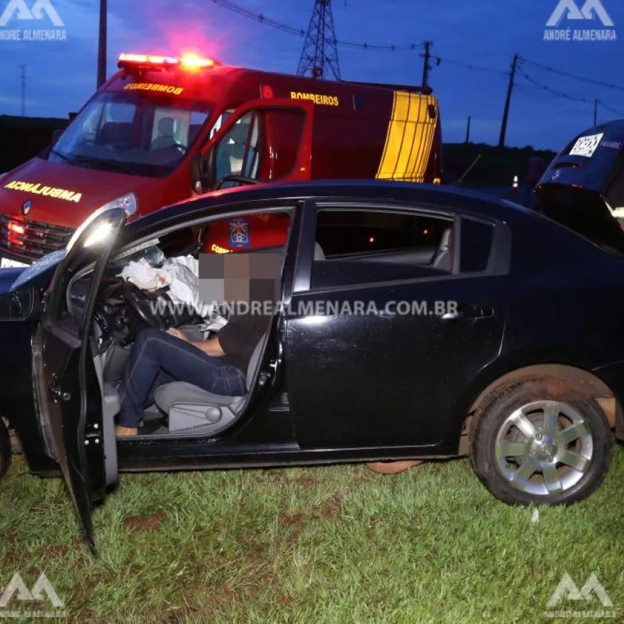 Colisão frontal na rodovia 317 deixa motorista morto