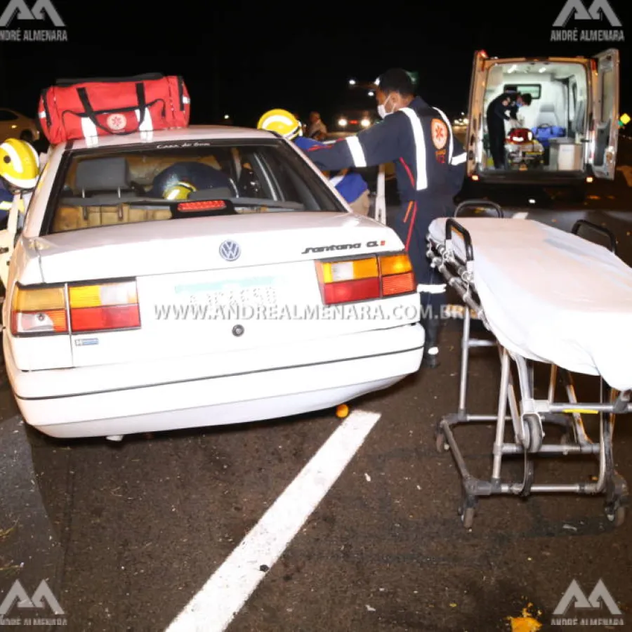 Motorista sofre acidente grave na rodovia PR-317 em Maringá