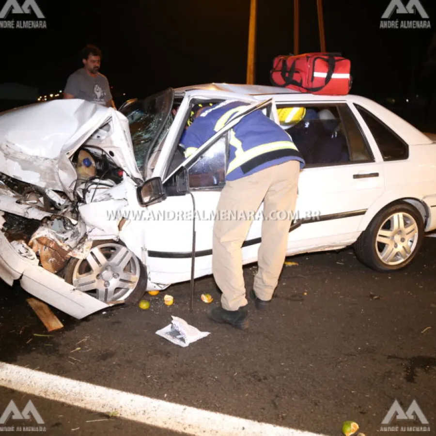 Motorista sofre acidente grave na rodovia PR-317 em Maringá