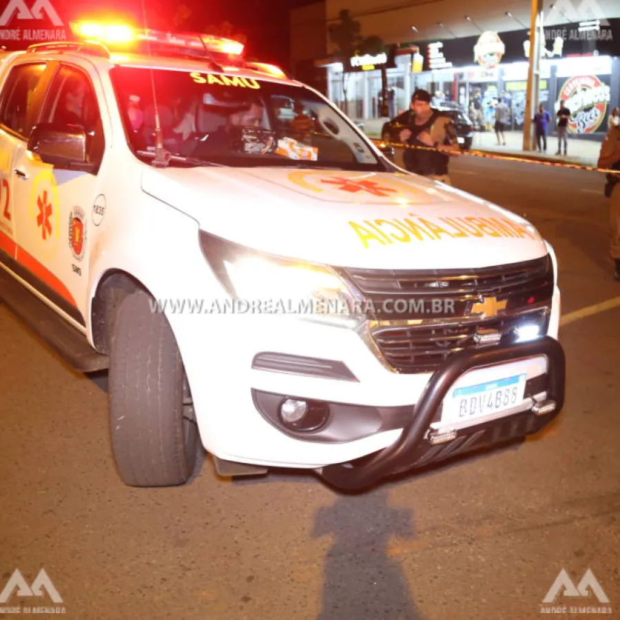 Jovem é morto a tiros na Avenida Pedro Taques em Maringá