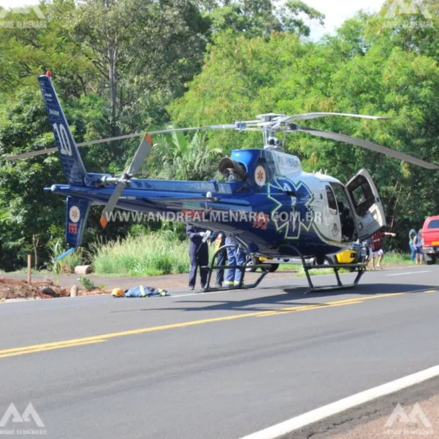 Acidente próximo do Ody Parque deixa um morto e outras três pessoas feridas