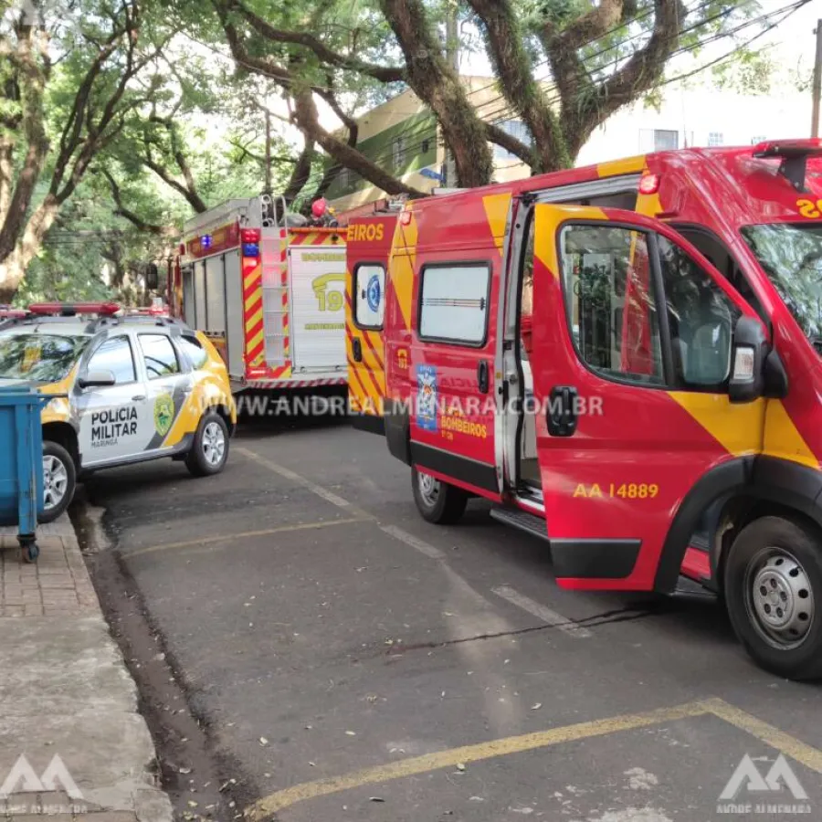 Briga de casal termina com mulher ferida e apartamento incendiado