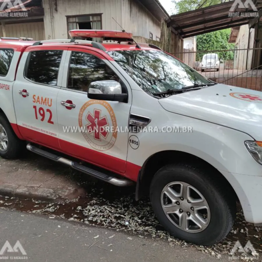 Briga de casal termina com mulher ferida e apartamento incendiado