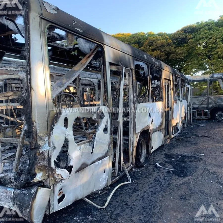 Polícia prende 4 suspeitos de envolvimento em incêndio a ônibus da Cidade Verde
