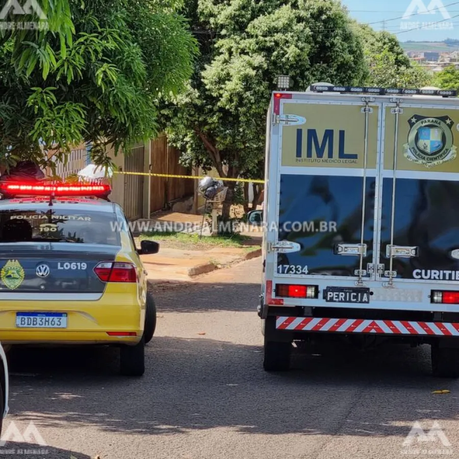 Homem armado com faca ameaça policiais e acaba morto em Maringá