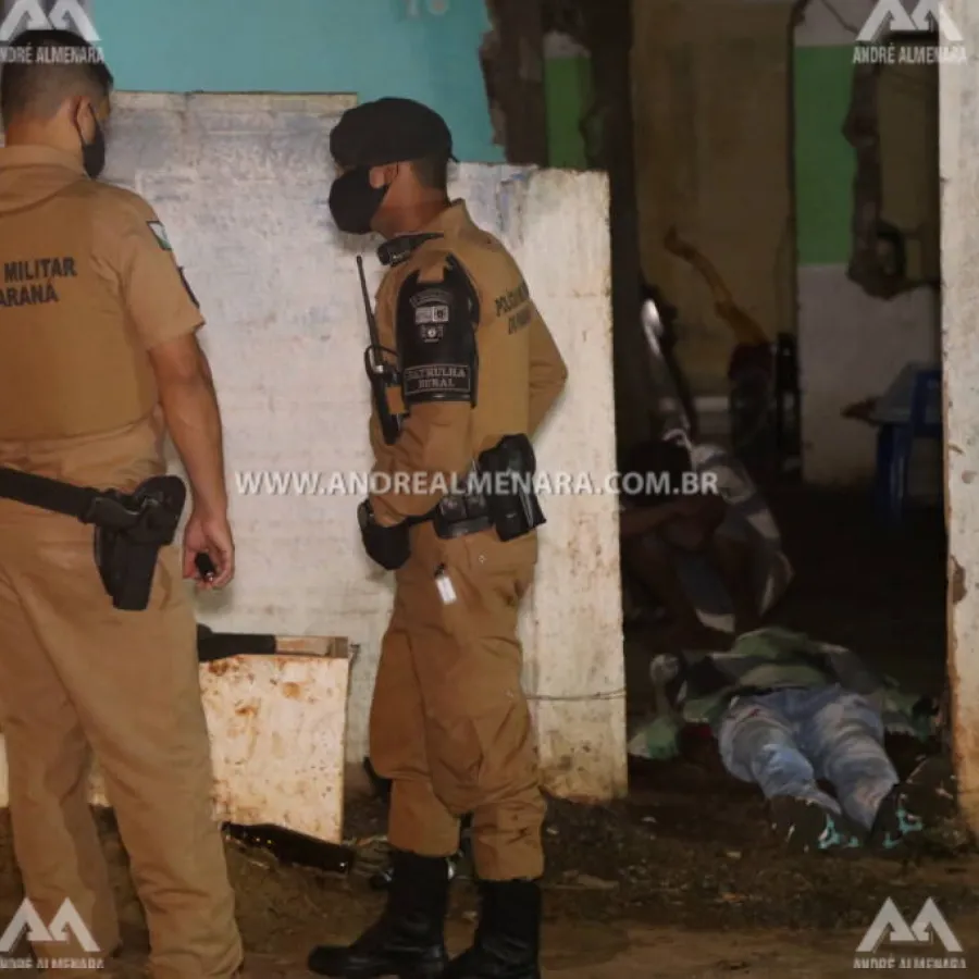 Polícia Militar de Marialva prende suspeito de cometer assassinato na cidade