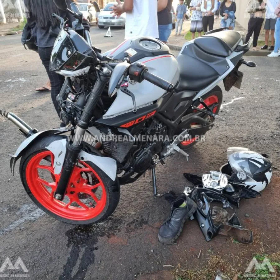Motociclista que sofreu acidente no Jardim Alvorada morre no hospital