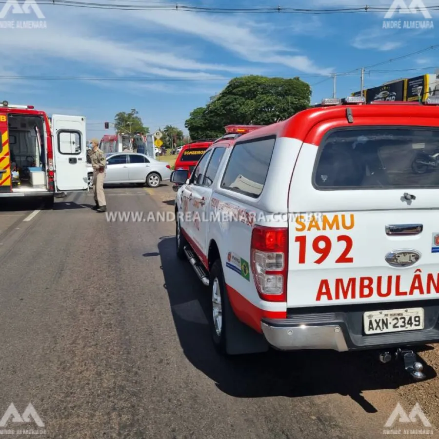 Duas mulheres sofrem acidente grave no Contorno Sul em Maringá