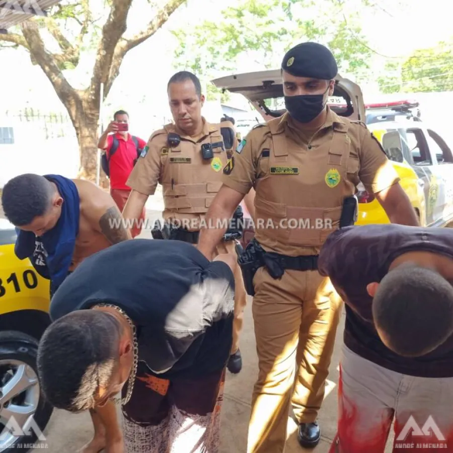 Bandido que ajudava a roubar carros em Maringá é baleado pela polícia