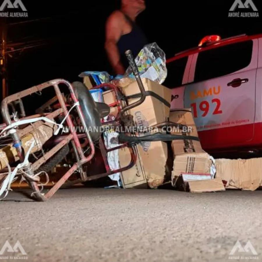 Catador de recicláveis que sofreu acidente em Sarandi morre no hospital