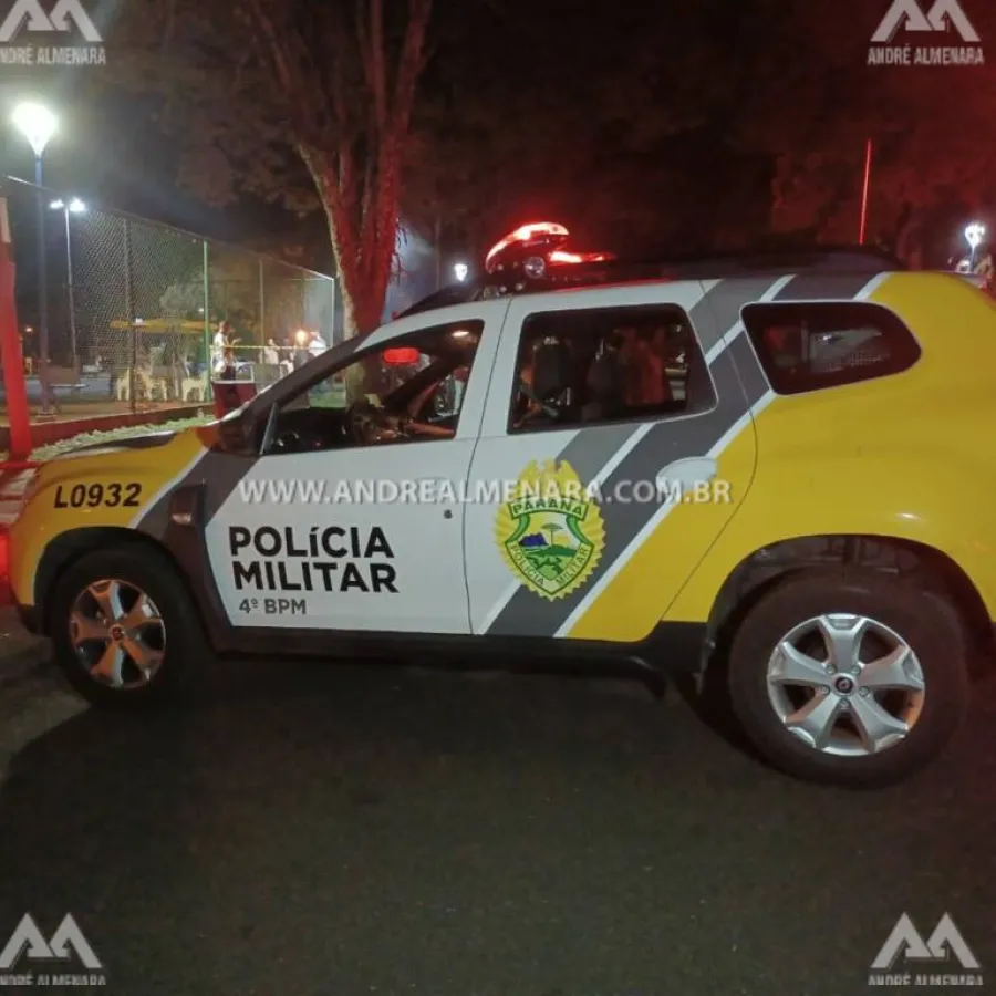 Rapaz é morto a tiros em praça pública no centro de Mandaguaçu