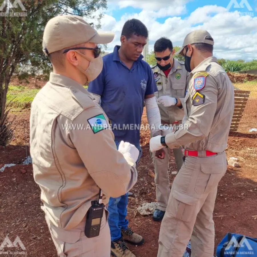 Motociclista fica ferido em acidente na rodovia PR-317 em Maringá