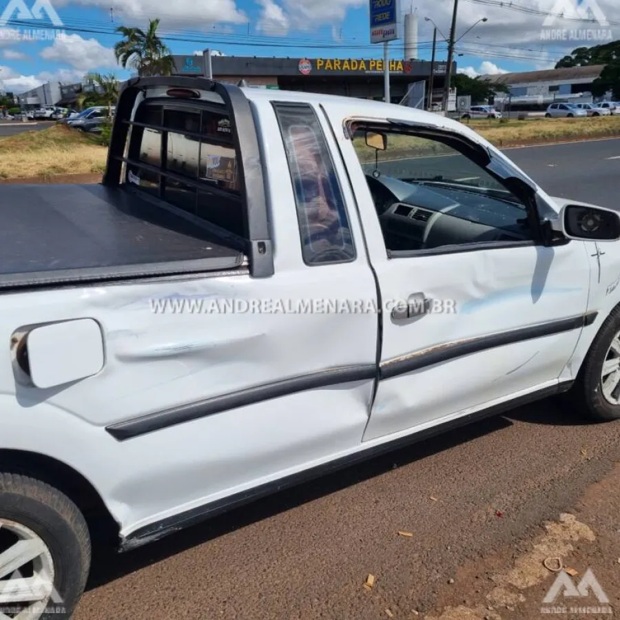 Motociclista fica ferido em acidente na rodovia PR-317 em Maringá