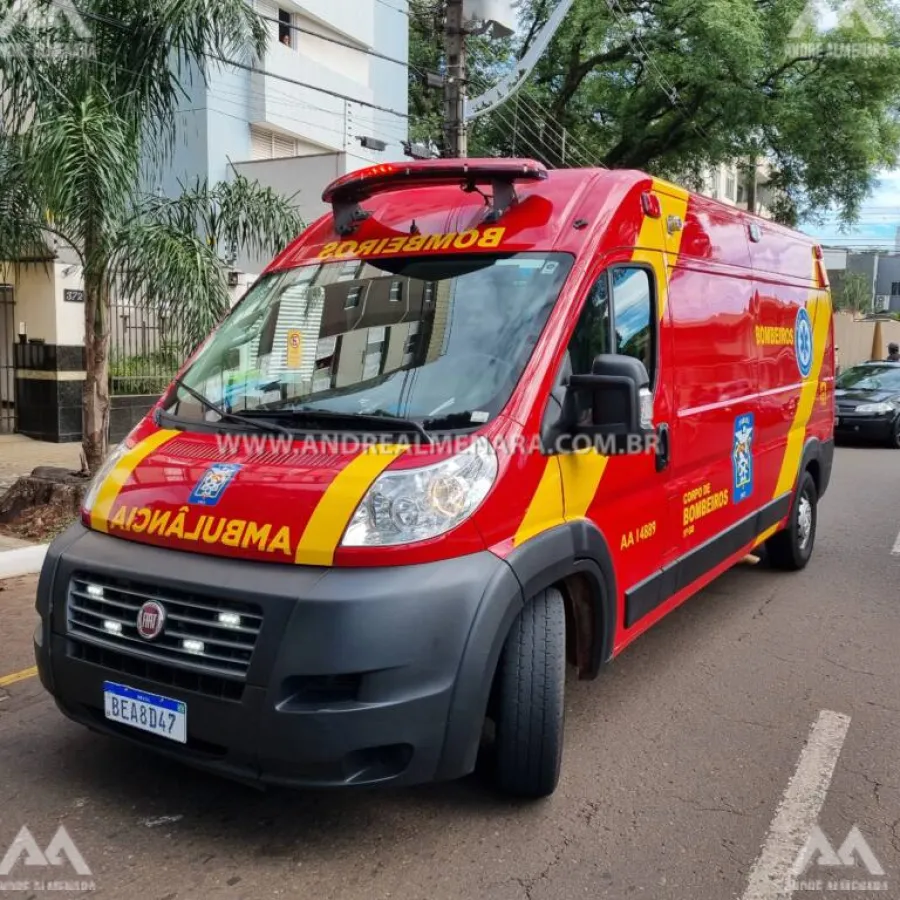 Idosa de 82 anos fica ferida ao ser atropelada por carro na zona 7