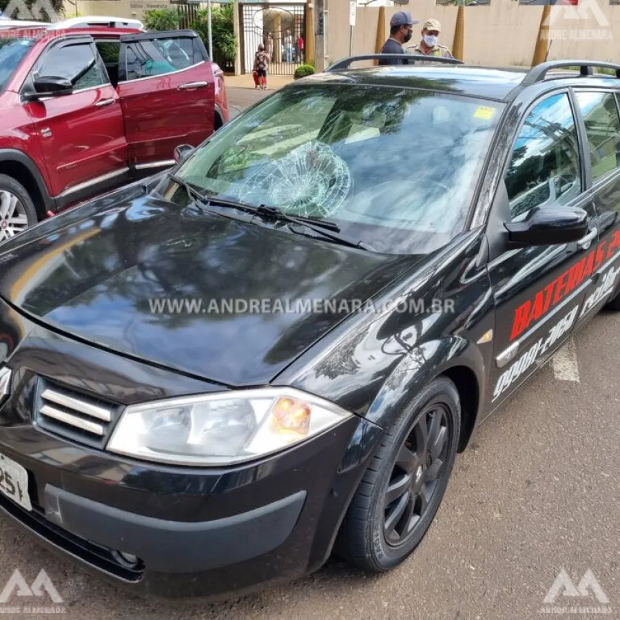 Idosa de 82 anos fica ferida ao ser atropelada por carro na zona 7