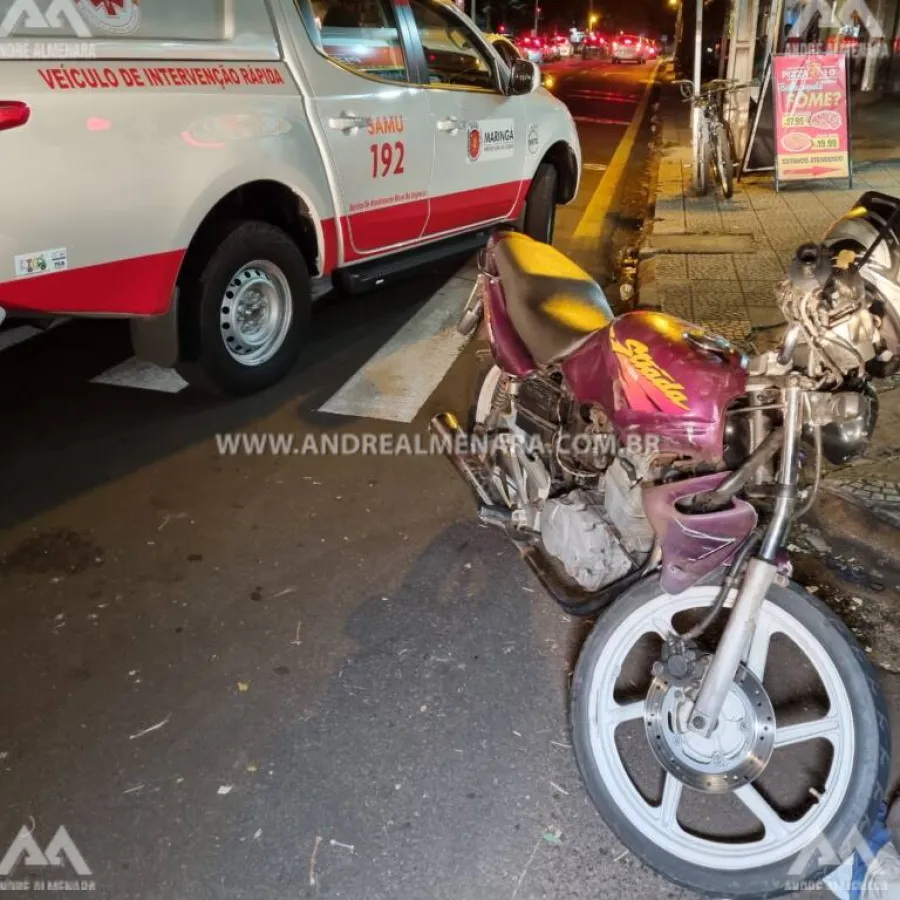 Morador de Mandaguaçu é intubado ao sofrer acidente na zona 7 em Maringá