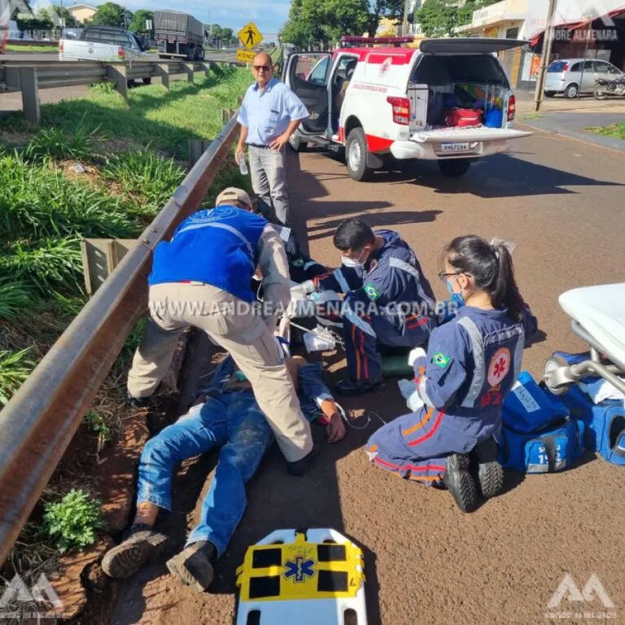 Homem que foi atropelado por ônibus da TCCC morre no hospital