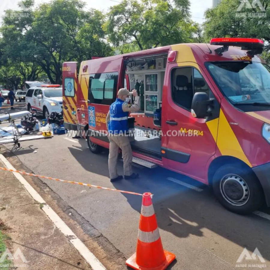 Mulher de 41 anos morre de acidente de moto em Maringá