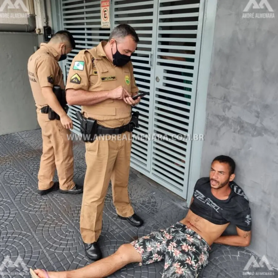 Briga entre moradores de rua termina com dois esfaqueados na zona 2