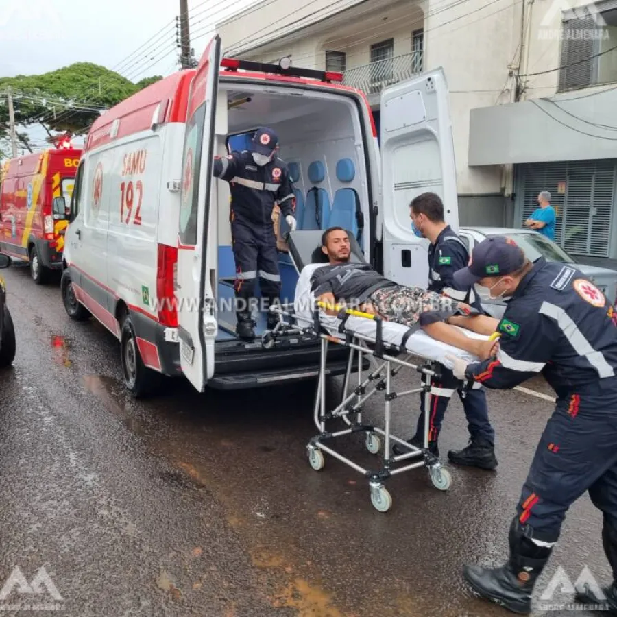 Briga entre moradores de rua termina com dois esfaqueados na zona 2