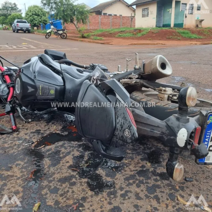 Motociclista sofre acidente gravíssimo no Conjunto Odwaldo Bueno