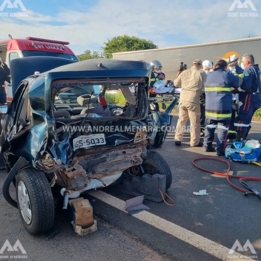 Jovem de Marialva que sofreu acidente na rodovia 376 morre no hospital