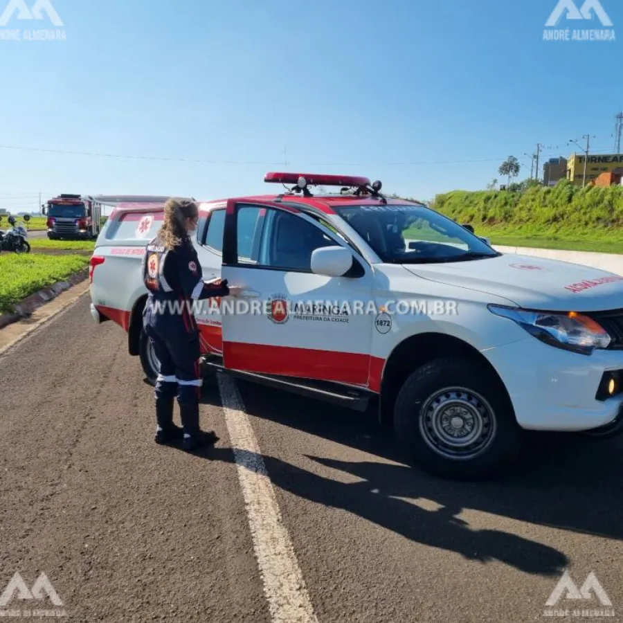 Carreta atropela e mata ciclista na rodovia BR-376 em Maringá