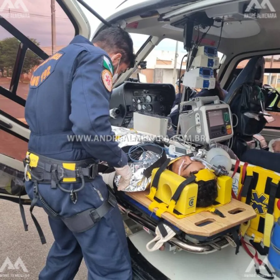 Homem é intubado após ser atingido por várias facadas na Vila Guadiana