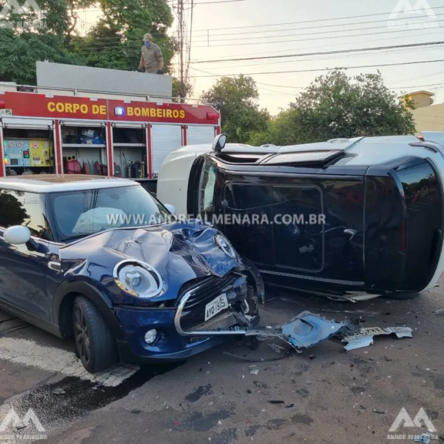 Criança e uma mulher ficam feridas em acidente gravíssimo na Vila Operária