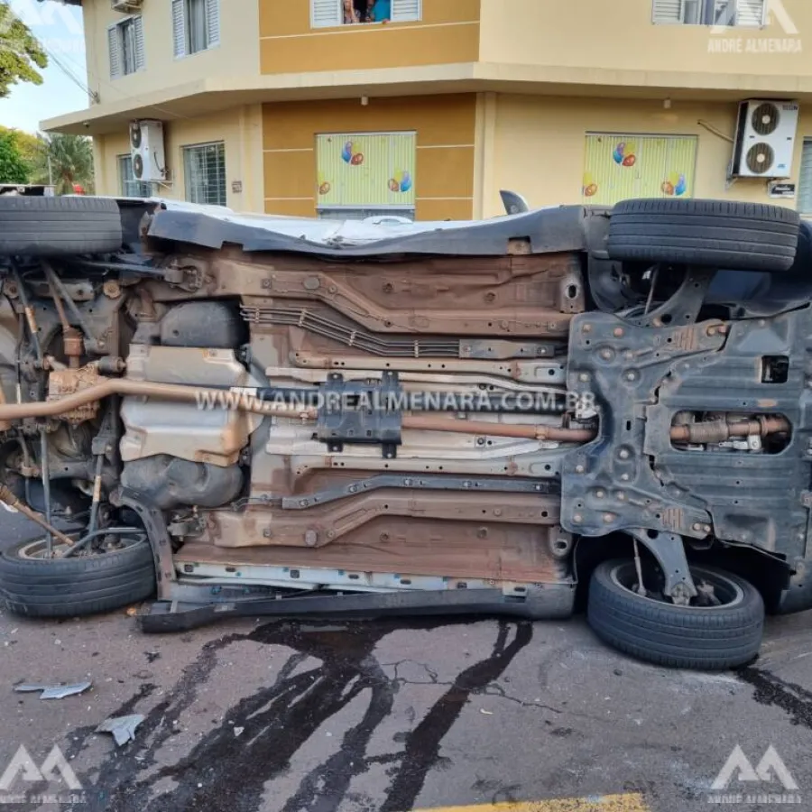 Criança e uma mulher ficam feridas em acidente gravíssimo na Vila Operária