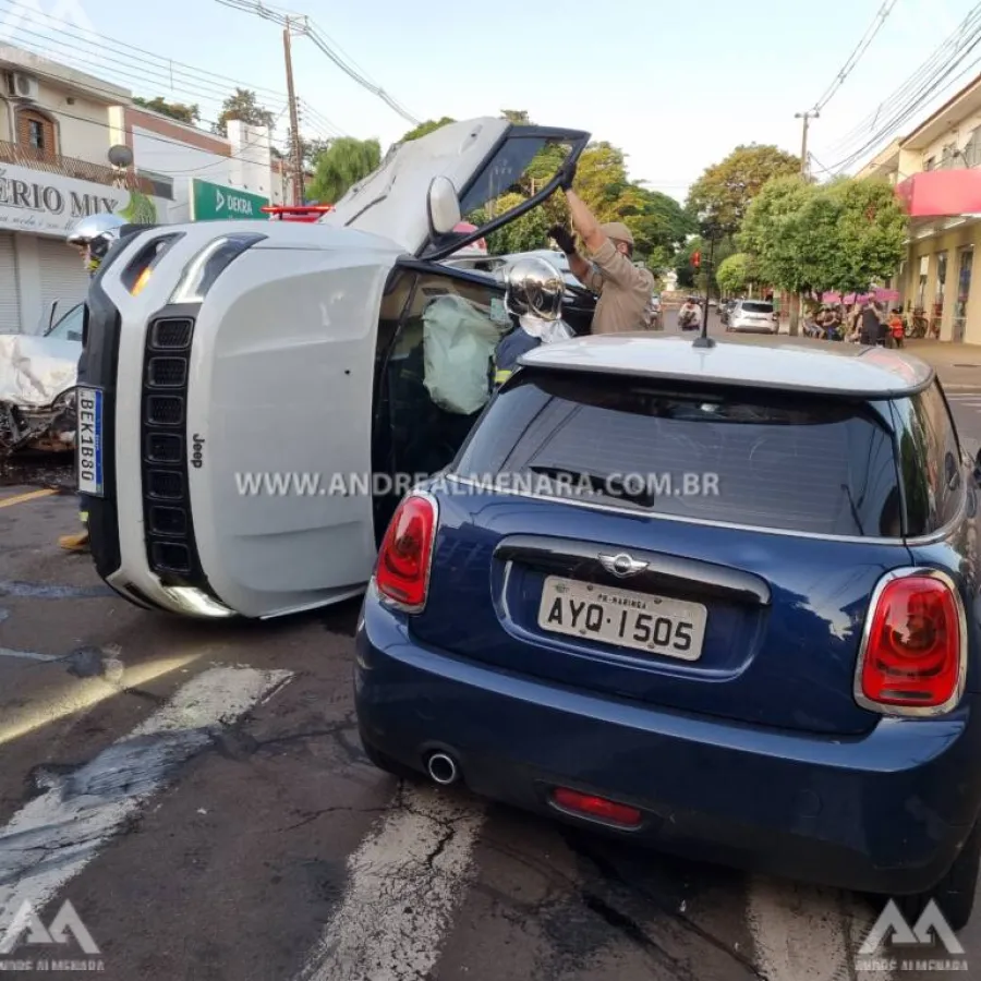 Criança e uma mulher ficam feridas em acidente gravíssimo na Vila Operária