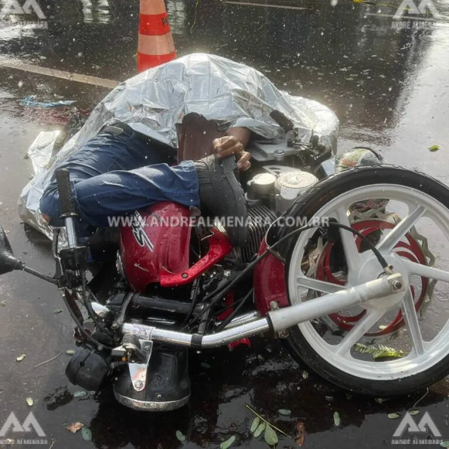 Mais um motociclista morre no trânsito de Maringá