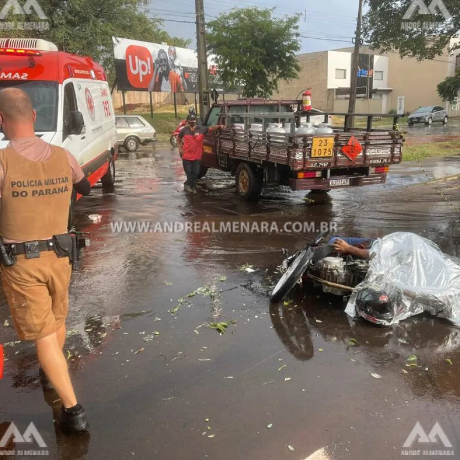 Mais um motociclista morre no trânsito de Maringá