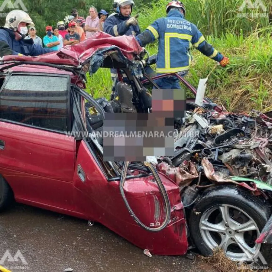 Quatro pessoas morrem de acidente na rodovia PR-218 de Astorga