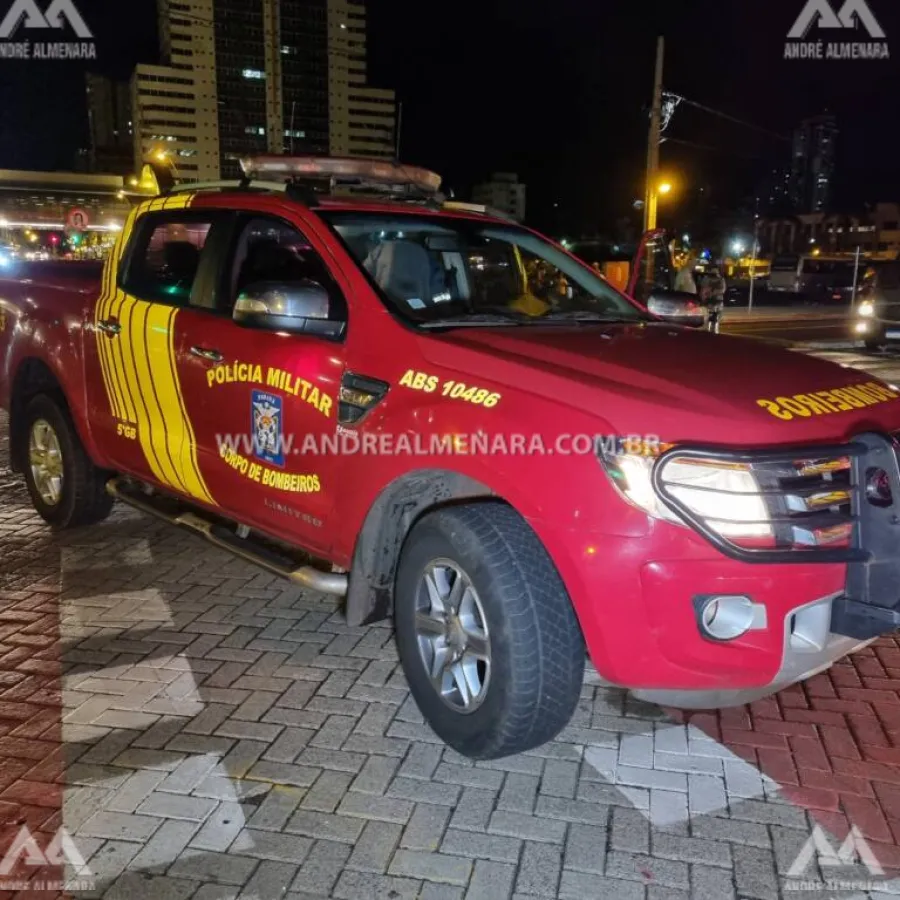 Motociclista sofre acidente gravíssimo na Avenida Horácio Raccanello em Maringá