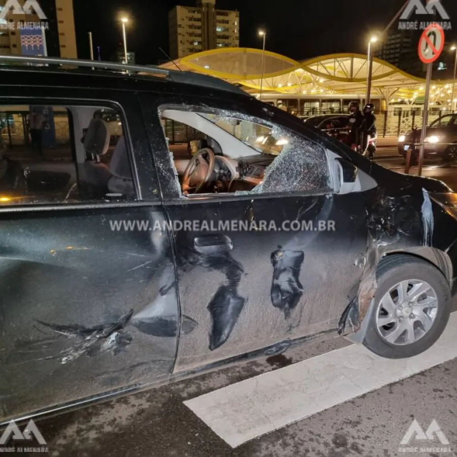 Motociclista sofre acidente gravíssimo na Avenida Horácio Raccanello em Maringá